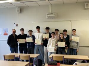 Remise des diplômes du BIA (Brevet d'Initiation à l'Aéronautique)